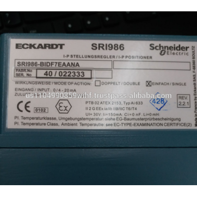 ECKARDT positioner SRI986-BIDF7EAANA (IN STOCK)